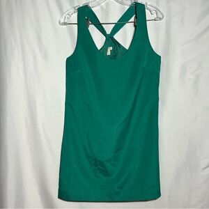 J Crew Petite Razorback Shift Sleeveless Green Dress 4